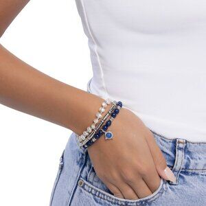 Paparazzi Jewelry Accessories - Testing the Waters - Blue Bracelet - NEW!!!